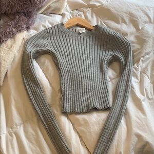 Ribbed Knit Wilfred Long sleeve Shirt